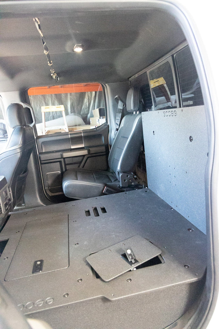 Goose Gear Ford F150 2015-Present 13th &amp; 14th Gen. SuperCrew - Second Row Seat Delete Plate System
