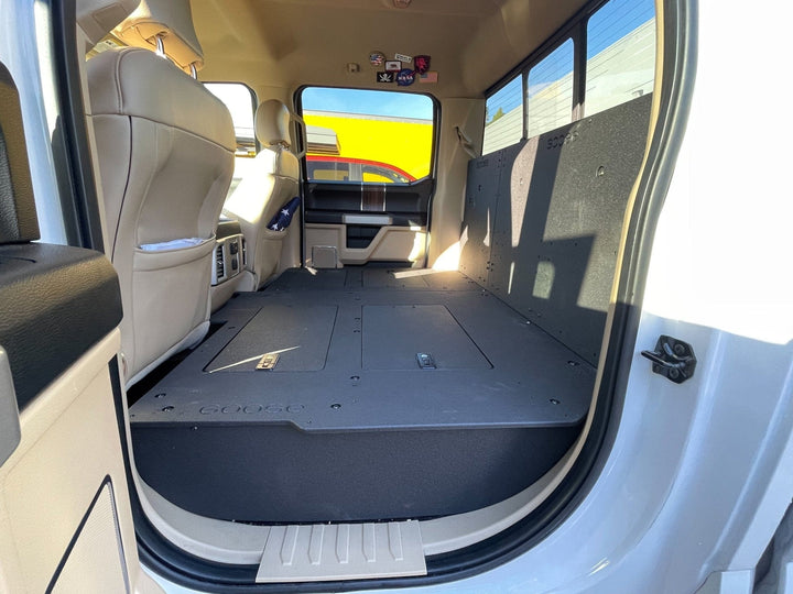 Goose Gear Ford F150 2015-Present 13th &amp; 14th Gen. SuperCrew - Second Row Seat Delete Plate System