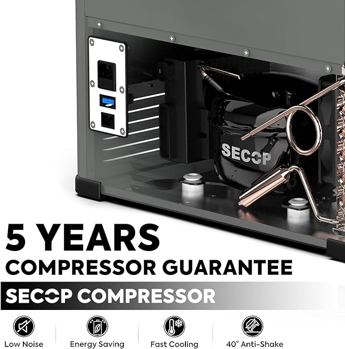 VL60 Dual Zone Metal Freezer with Cover | ICECO | 60L