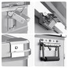 APL35 Dual Zone Aluminum Silver Freezer | ICECO | 35L