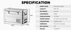 APL35 Dual Zone Aluminum Silver Freezer | ICECO | 35L