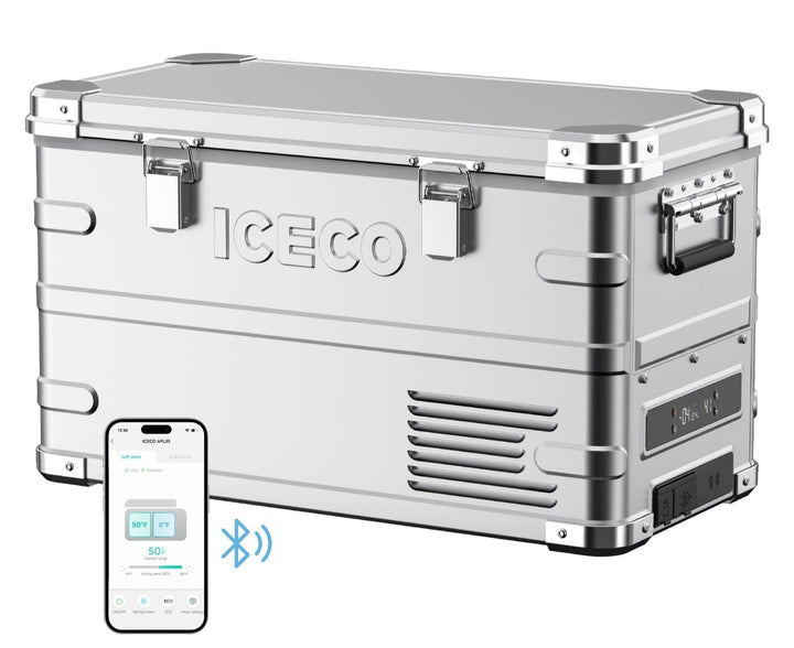APL35 Dual Zone Aluminum Silver Freezer | ICECO | 35L
