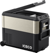 JP50 Pro Dual Zone Wheeled Car Fridge With Cover-Golden | ICECO | 50 LT