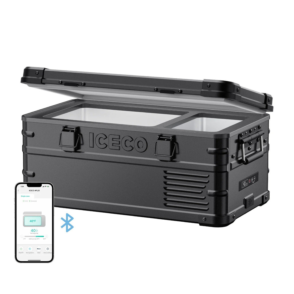 APL20 Light Duty Aluminum Black Freezer Single Zone | ICECO | 20 LT