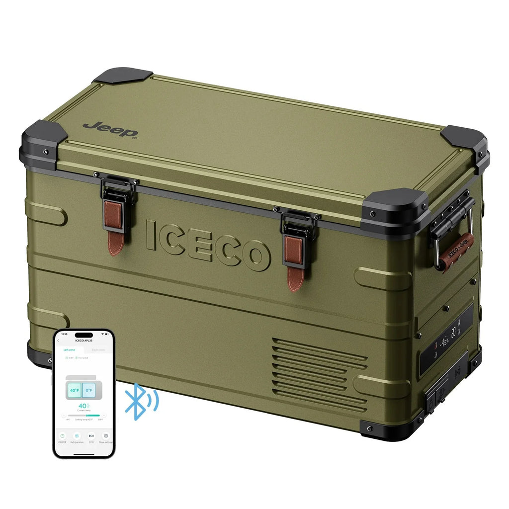 Limited Edition APL35 Dual Zone Aluminum JEEP Fridge By IceCo