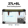 Limited Edition APL35 Dual Zone Aluminum JEEP Fridge By IceCo