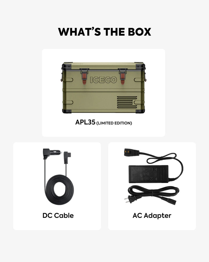 Limited Edition APL35 Dual Zone Aluminum JEEP Fridge By IceCo