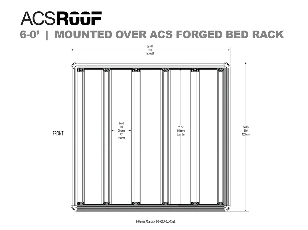 ACS ROOF | Over ACS FORGED &amp; CLASSIC Bedrack