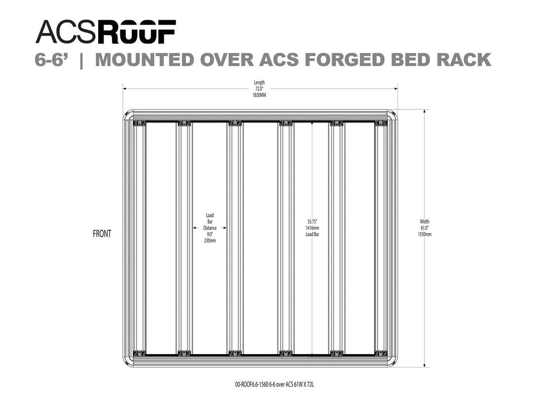 ACS ROOF | Over ACS FORGED &amp; CLASSIC Bedrack
