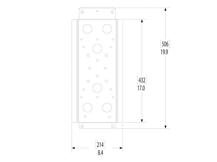 LEITNER RACK UNIVERSAL MOUNTING PLATE