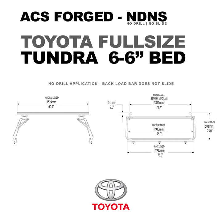 Active Cargo System - FORGED NO DRILL - Toyota