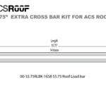 ACS ROOF Extra Load Bar Kit - by Leitner