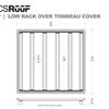 ACS ROOF | Over Truck Bed Low Platform Rack For TONNEAU Covers - By Leitner