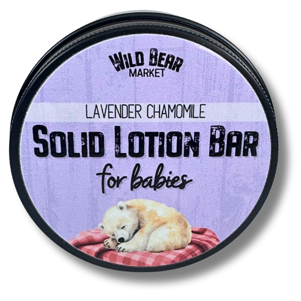 Lavender Chamomile BABY Solid Lotion Bar