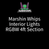 Marshin Whips Interior Lights: 4ft RGBW Section