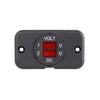 29mm Panel Mount Dual Volt Meter (9-48Vdc)