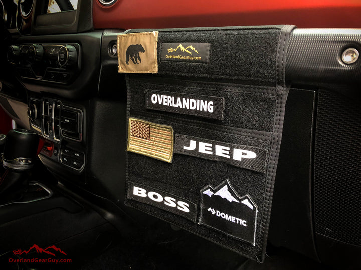 Jeep Grab Handle Velcro Flat Pocket