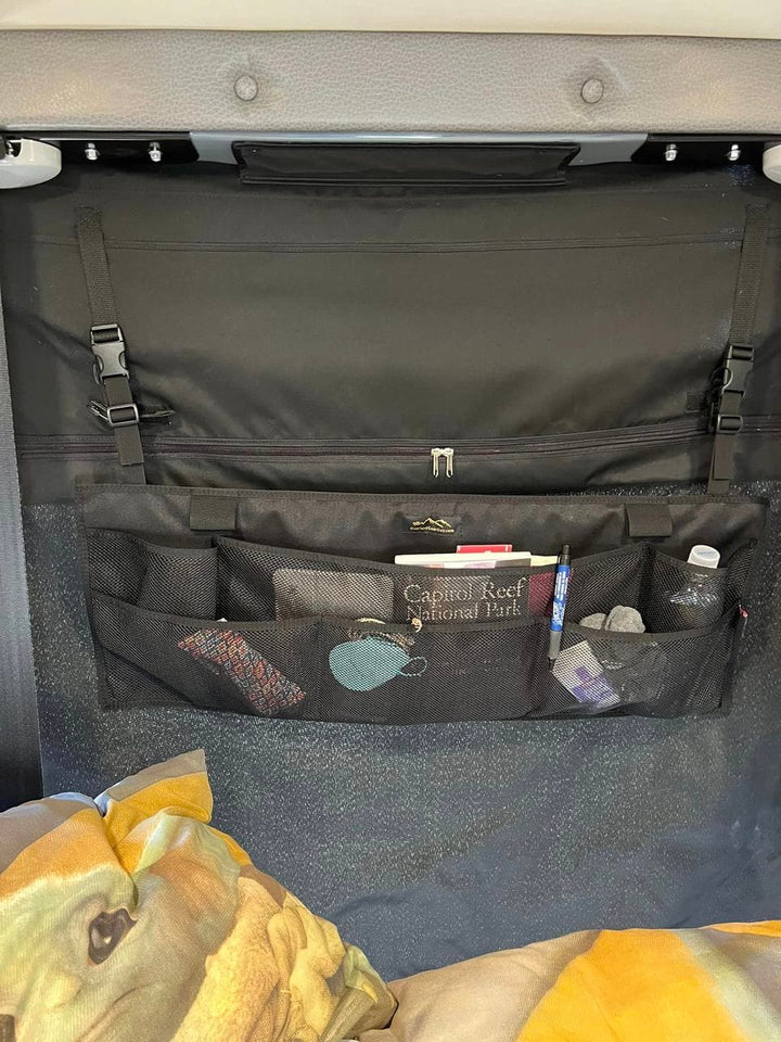 Rear Storage Organizer for StoryTeller, Jayco, Entegra &amp; Revel Vans
