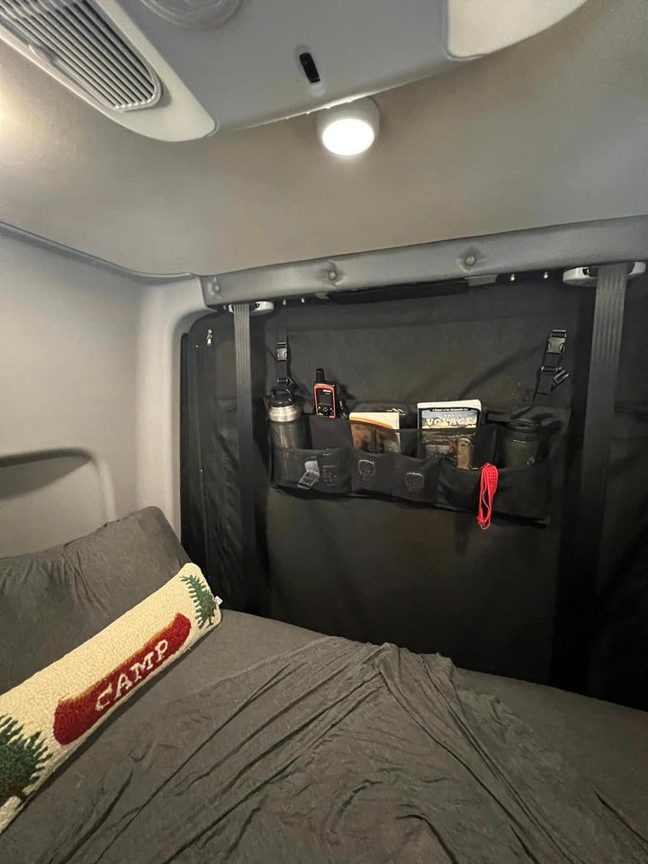 Rear Storage Organizer for StoryTeller, Jayco, Entegra &amp; Revel Vans