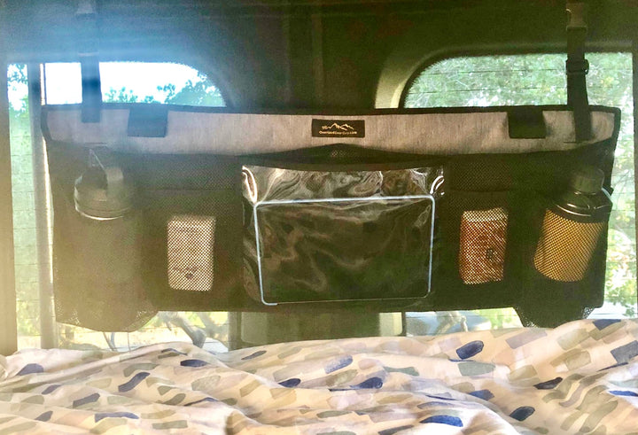 Rear Storage Organizer for StoryTeller, Jayco, Entegra &amp; Revel Vans