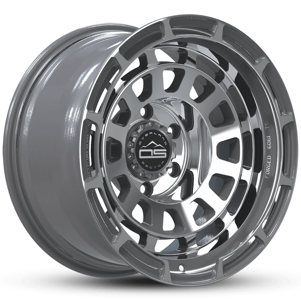 Badlander | Gloss Gunmetal Machined (FORGED)