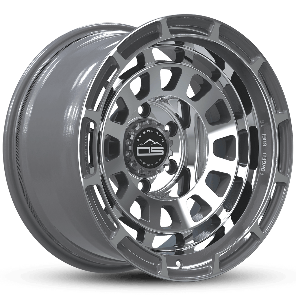 Badlander | Gloss Gunmetal Machined (FORGED)