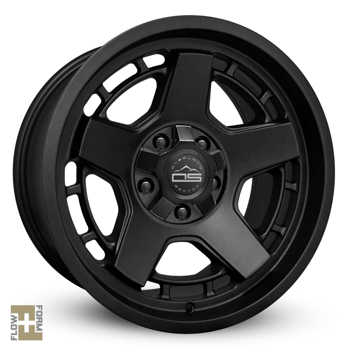 Overland Sector Atlas 17x9 -12 5x114.3/5x127mm 71.5mm Satin Black