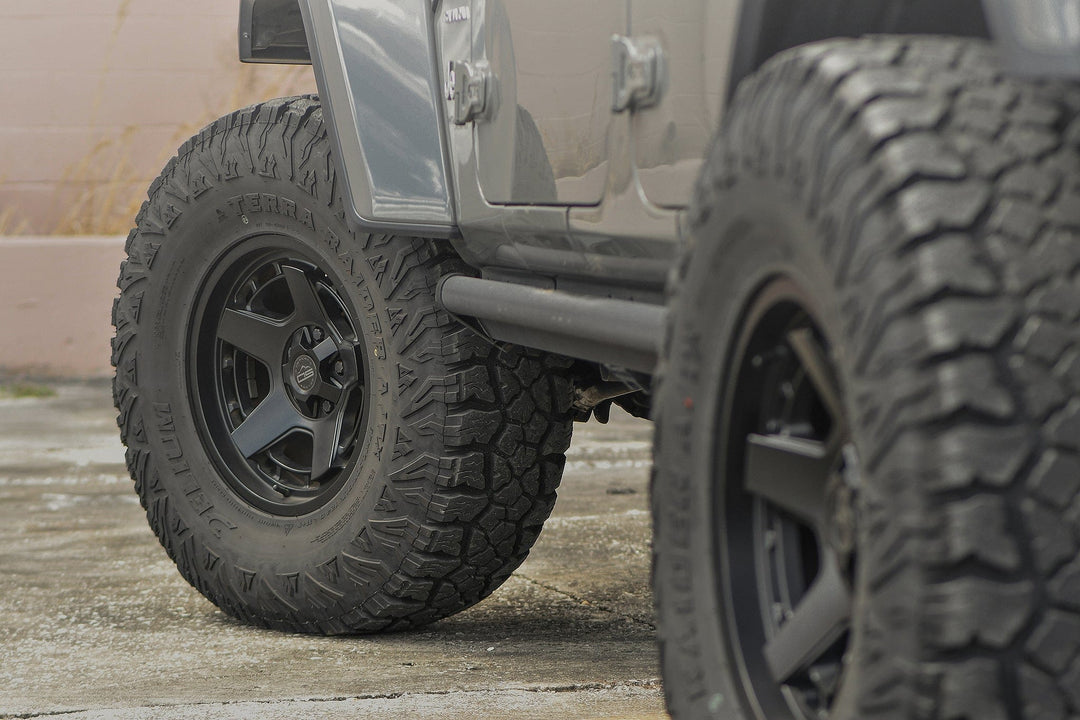 Overland Sector Atlas 17x9 -12 5x114.3/5x127mm 71.5mm Satin Black