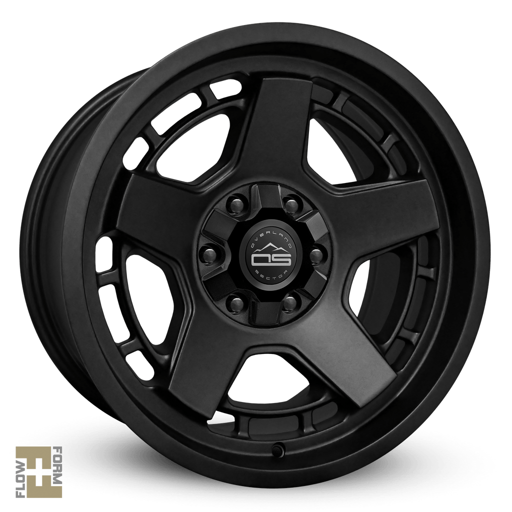 Overland Sector Atlas 17x9 -35 6x135/6x139.7mm 106.2mm Satin Black