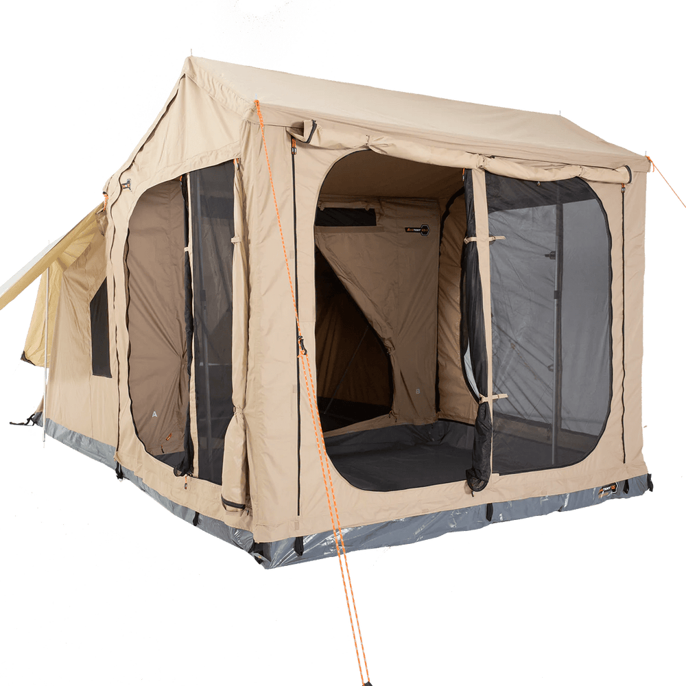 explorer 4 zelt Dachzelt Voyage L – Go Overland Kanada Dometic Abdeckkappe Markisengehäuse weiß 40'x60' Farbe:Java/ RV oker