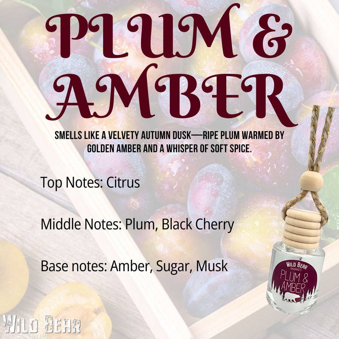 Plum &amp; Amber Car Freshener