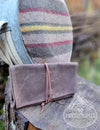 Handy Canvas Roll Up Pouch with Leather Cord