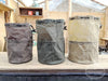 The Cedar Bucket Bag with Outside pockets Available in 5 sizes Perfect for Organizing Your Kit