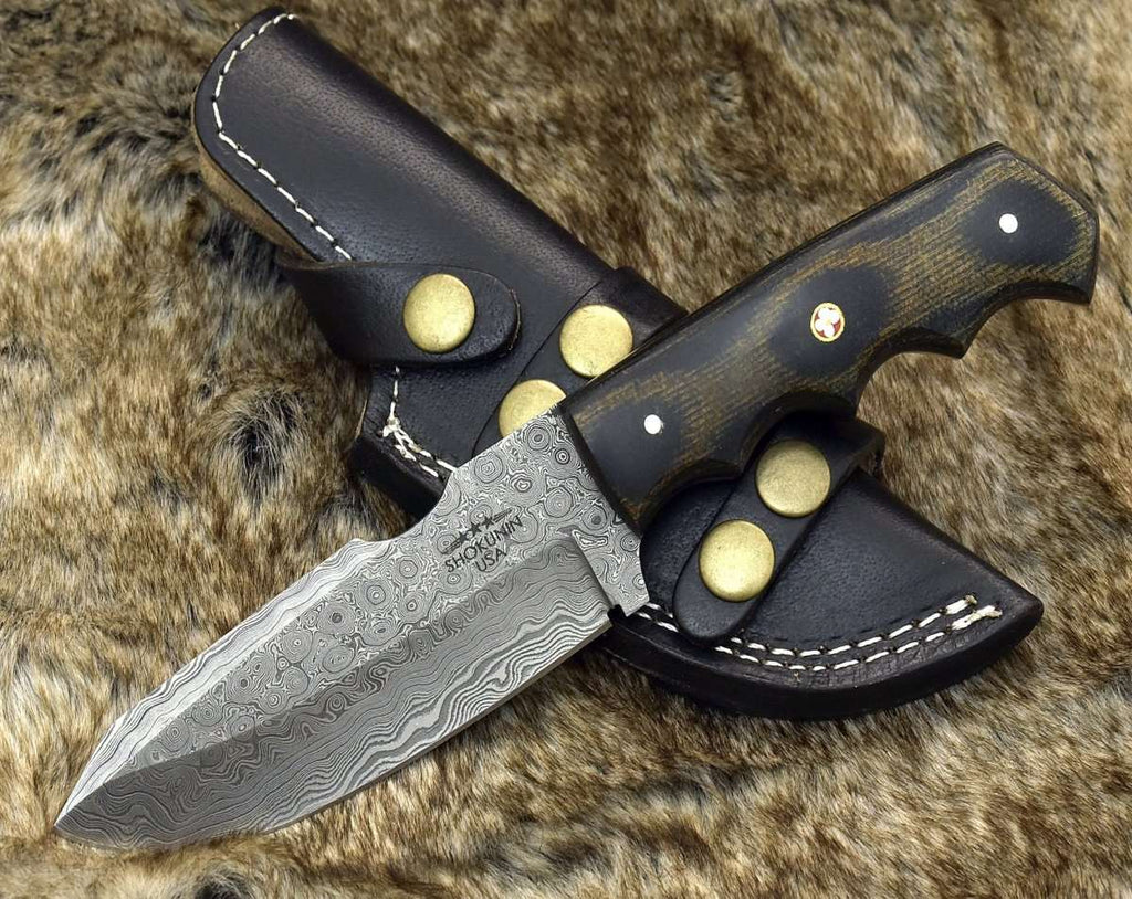 Ether Camping Knife with Micarta Handle