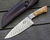 Increda Damascus Chef Knife with Olive Wood Handle