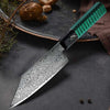 Kerei VG10 Damascus Chef Knife Bunka Knife Carbon Fiber & Aluminum Composite
