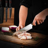 Supreme Professional Chef Knife Set VG10 with Ebony Wood Handle & Sheath
