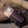 Buck Pocket Knife Engraved with Exotic Rose Wood Handle