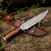 Crucifier Original Bowie Hunting Knife with Exotic Rosewood Handle