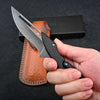 Crux D2 High Carbon Stainless Steel Pocket Knife with Micarta Handle