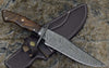 Excelsior Game Knife with Exotic Rosewood Handle & Sheath