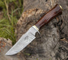 Exterminator Deer Hunting Knife with Exotic Wenge Wood Handle