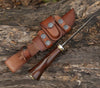 Exterminator Deer Hunting Knife with Exotic Wenge Wood Handle