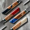 Brilliance Damascus Kiritsuke Chef's Knife with Exotic Olive Wood Handle & Sheath