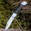 Pocket Knife with Exotic Bull Horn Handle & Sheath Personalized