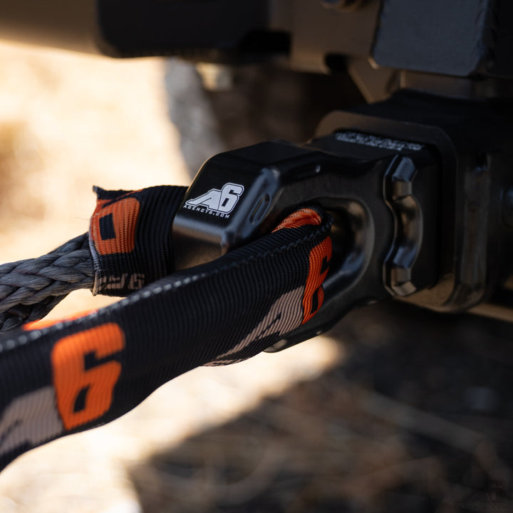 Agency 6 Soft Shackle Recovery Block with Soft Shackle &amp; Hitch Pin – 2" Receiver