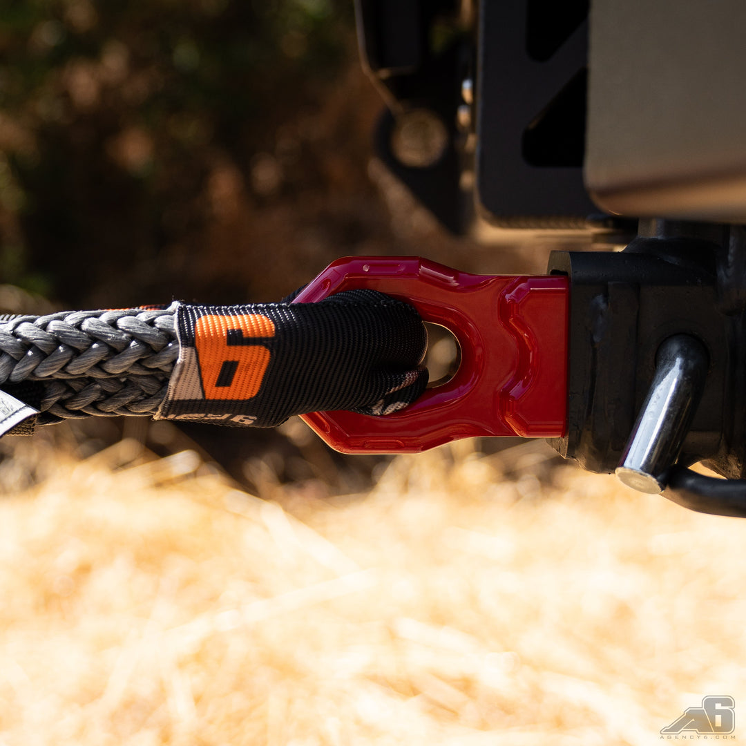 Agency 6 Soft Shackle Recovery Block with Soft Shackle &amp; Hitch Pin – 2" Receiver