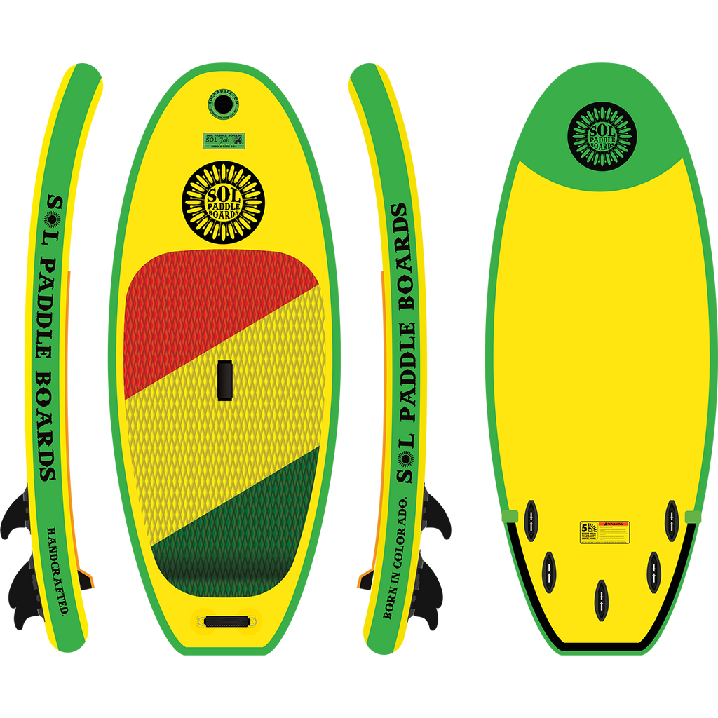 SOLjah Inflatable River Surfboard