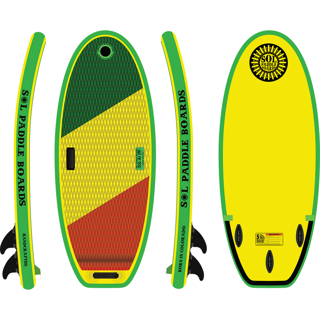 SOLra Inflatable River Surfboard