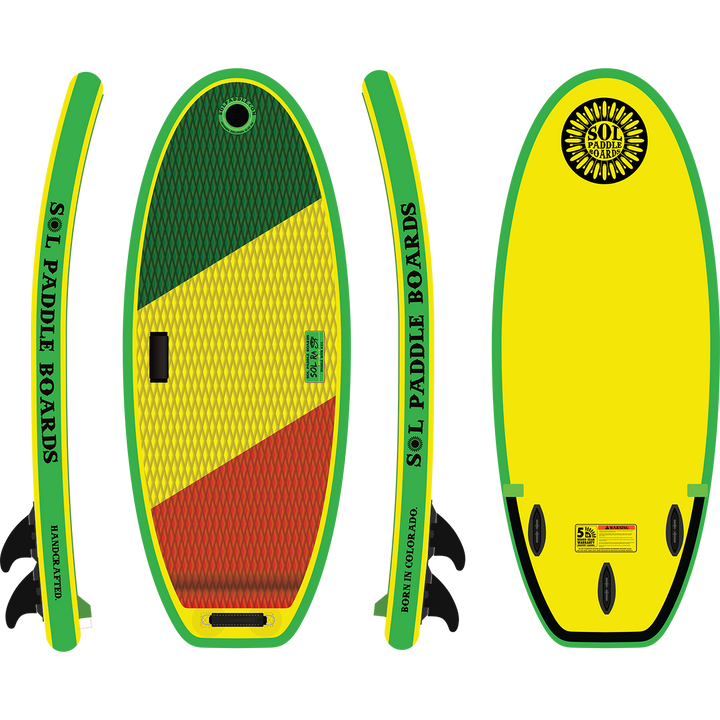 SOLra Inflatable River Surfboard